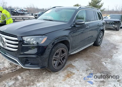 2025 Mercedes-Benz Gls 450 4Matic из США, поврежденный, VIN 4JGFF5KEXSB439529